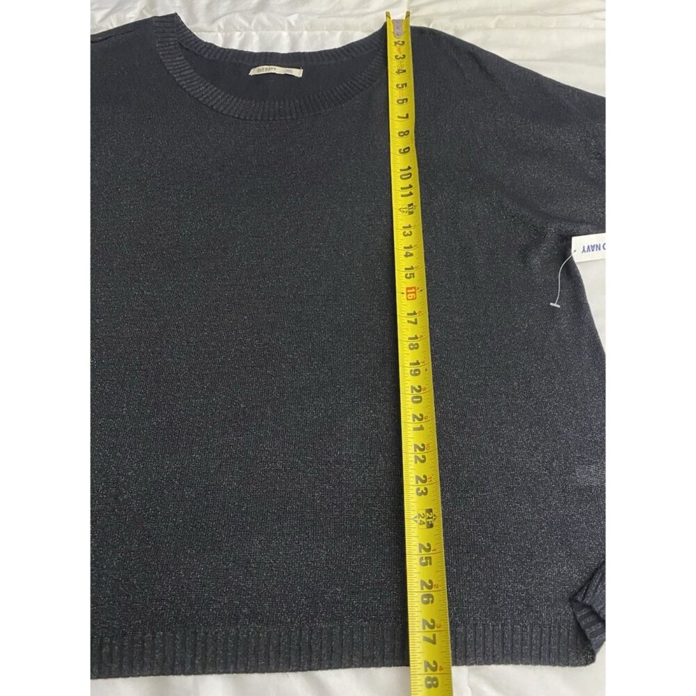 Old Navy Womans Black Glitter Size XXL Dolman Short Sleeve Top NWT Festival - Picture 5 of 10